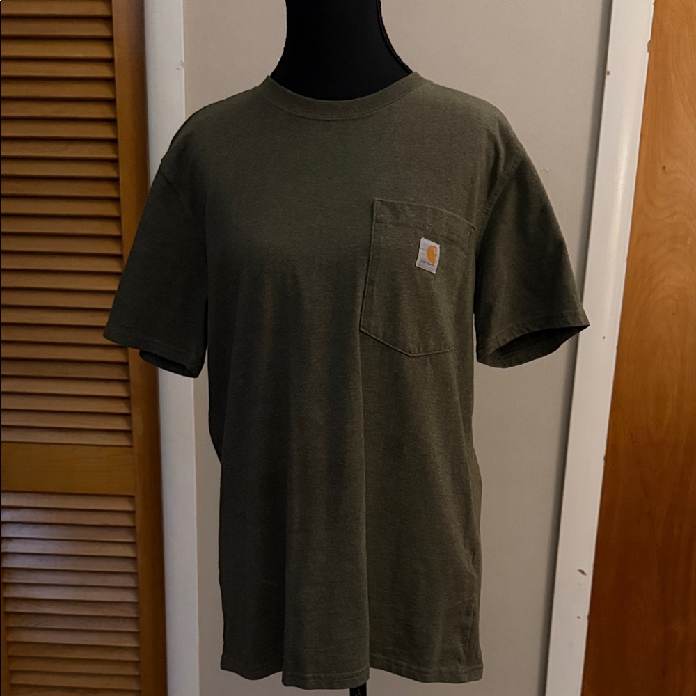 Carhartt Olive Green Short Sleeve Tee